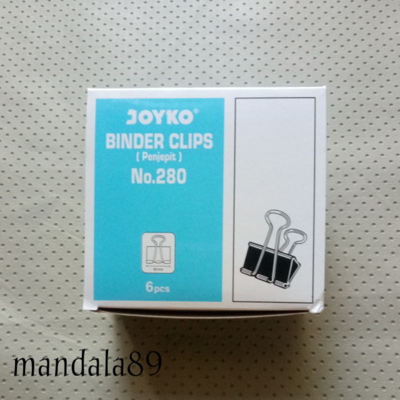 

Binder clip no.280 merk Joyko