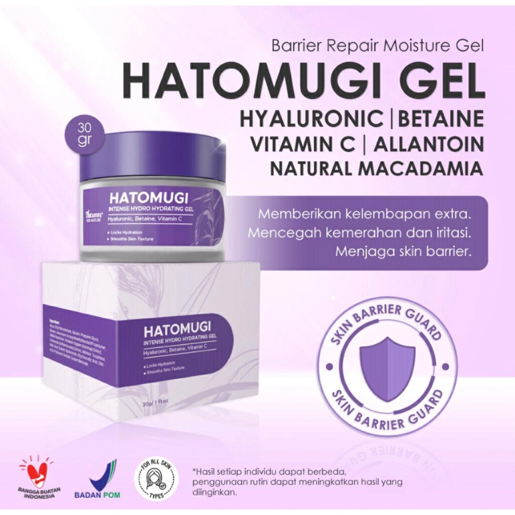 AUTUMN Intense Hatomugi Hydrating Gel 30gr (AHG) Melembabkan Wajah