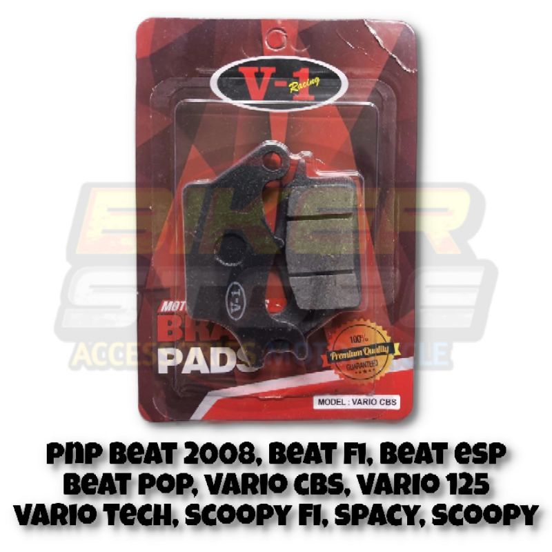 DISCPAD KAMPAS REM DEPAN BEAT 08 FI ESP POP VARIO TECH CBS 125 V1