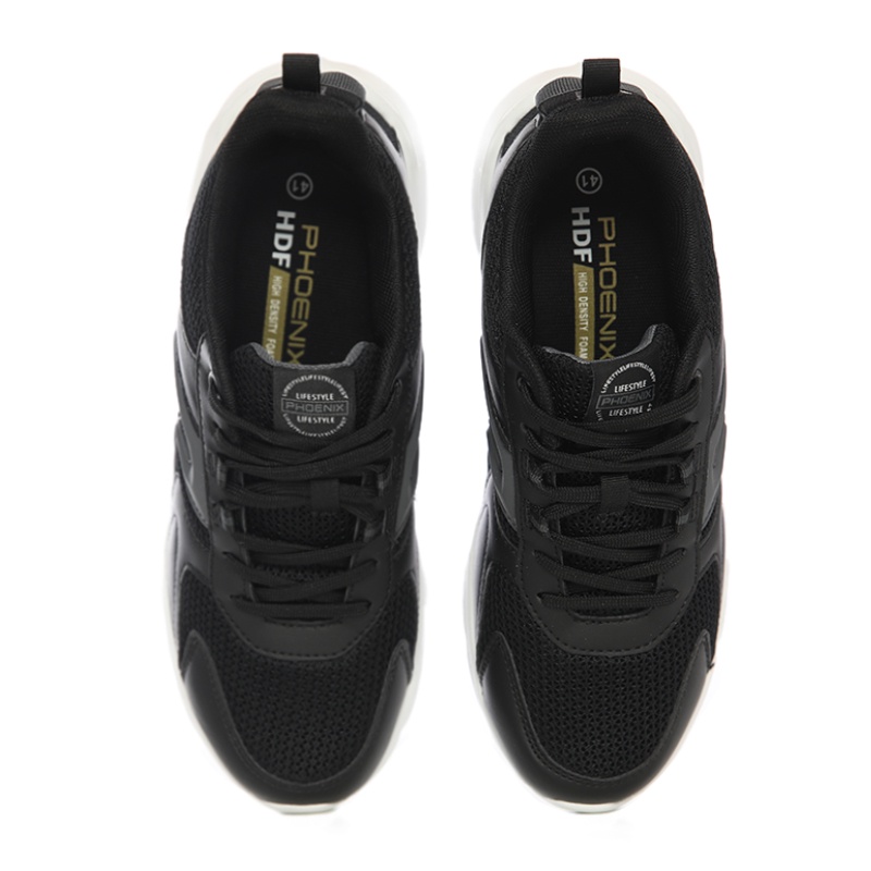 Phoenix Cleon Sepatu Sneakers Pria - Black