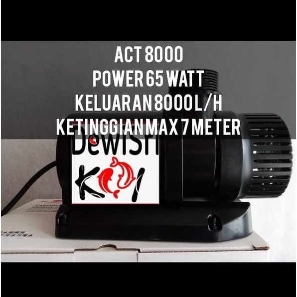 Mesin Pompa Yamano AC-T8000 Water Pump Sirkulasi Aquarium Kolam Ikan ACT8000 ACT 8000