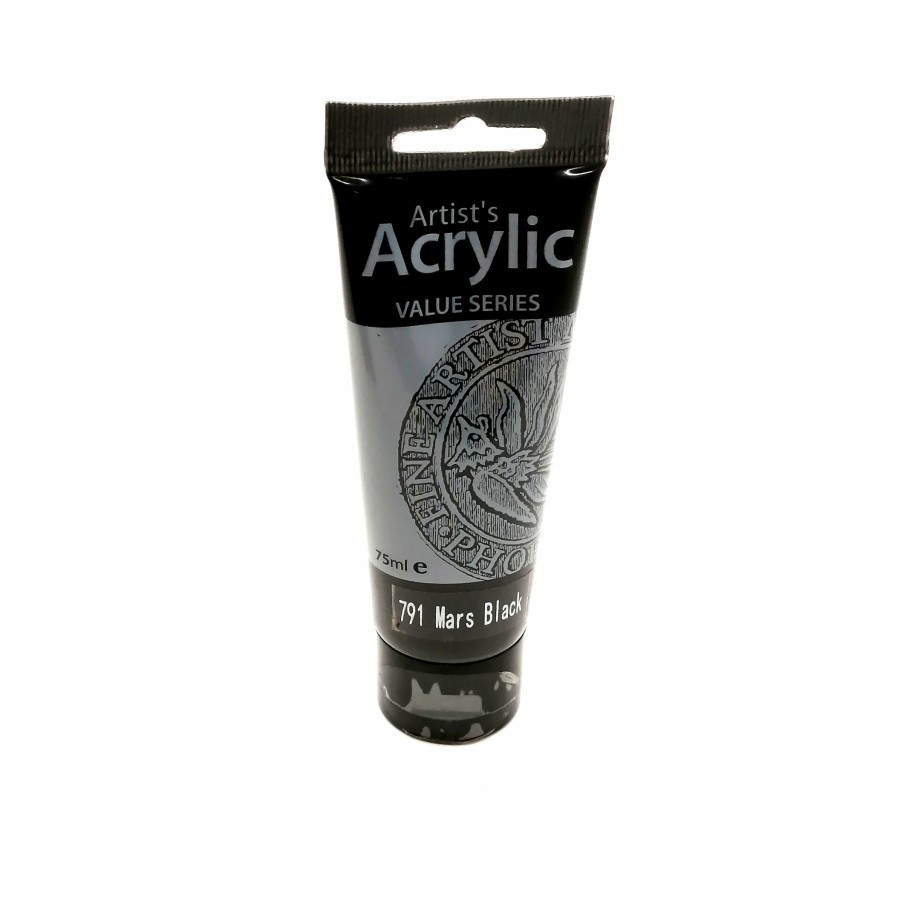 

Acrylic Colours 75ml Value Series(Mars Black)