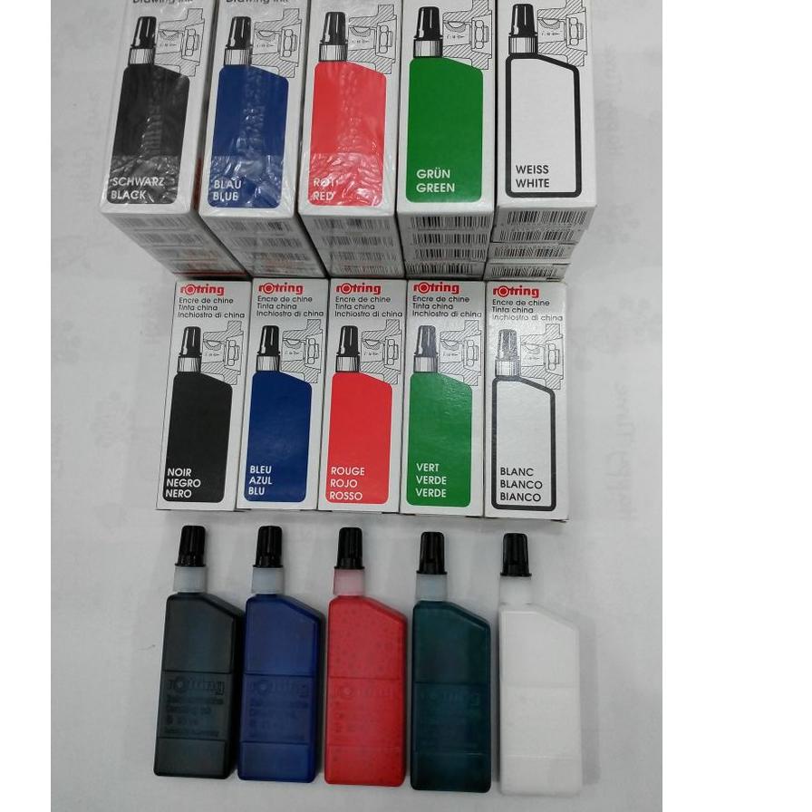 

BISA Tinta merk rotring warna Hitam Original ..
