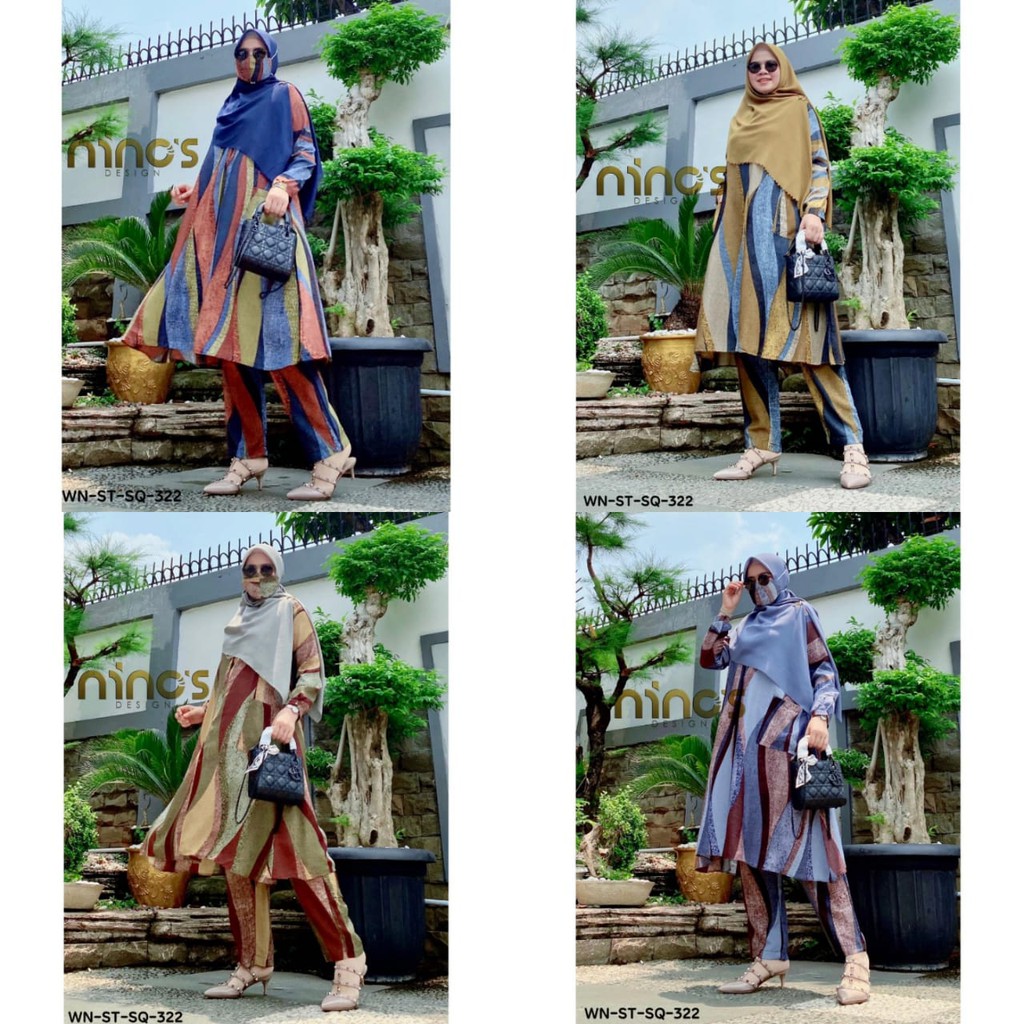 Ninos Set Original 322 - Ninos design 322 - Setelan Ninos 322 - one set Ninos 322 - one set tunic