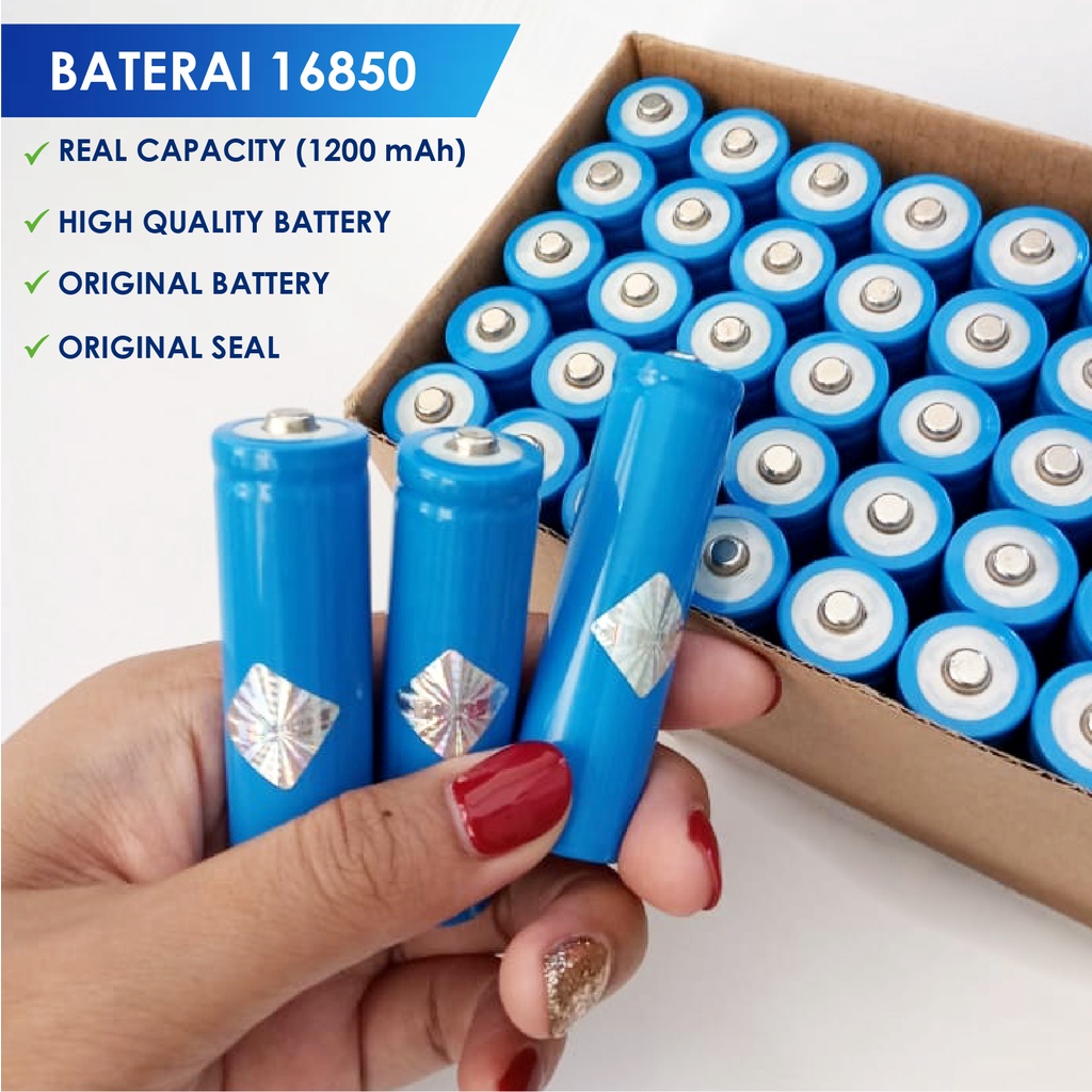 Baterai VTC 18650  Battery Batre 8650 baterai 1200mAh