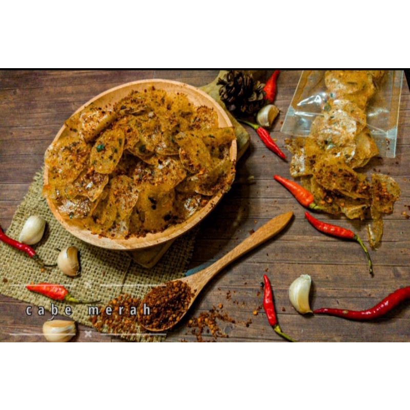

KERIPIK KACA DENGAN SINGKONG ASELI 60 GRM