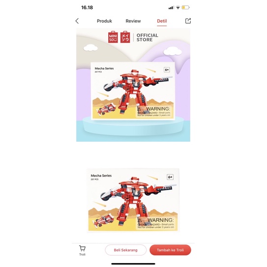 BUILDING BLOCK MECHA SERIES MINISO