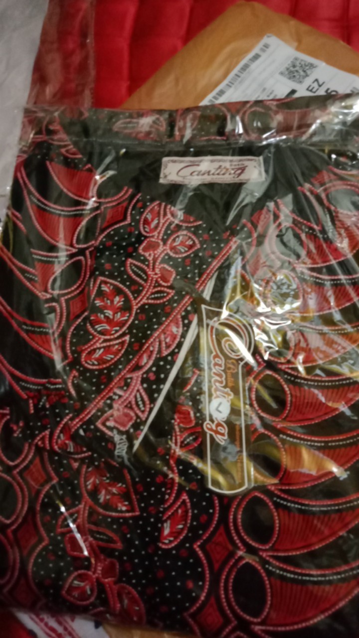 Tunik Modang Warna/aruna Atasan Baju Batik Wanita Kerja