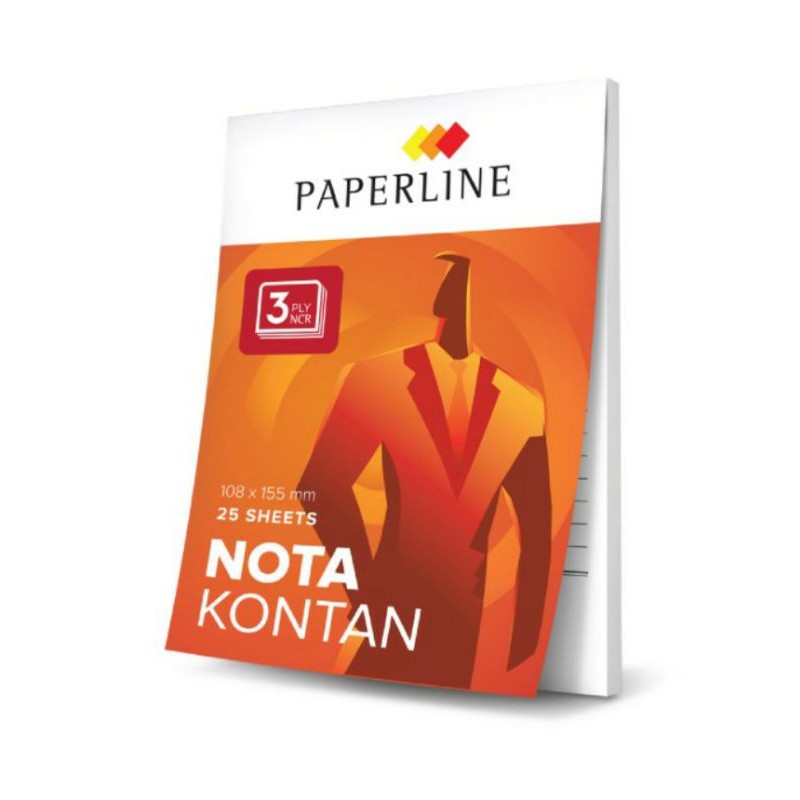 

buku nota kontan merk paperline kecil 3 ply