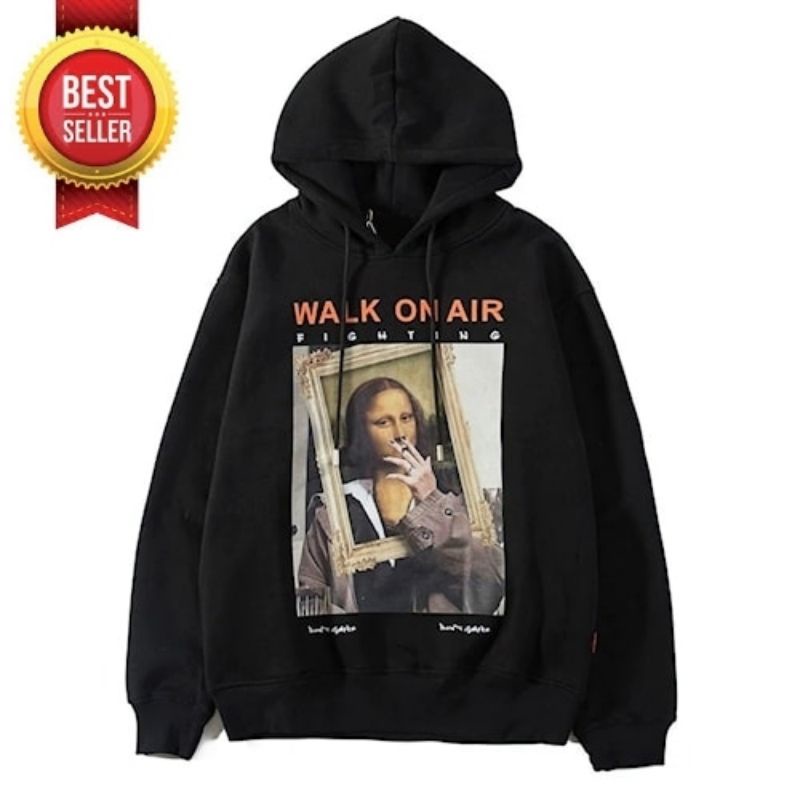 [BISA COD] Hoodie Sweater Jaket Pria tebal Walk On Air Elizabeth