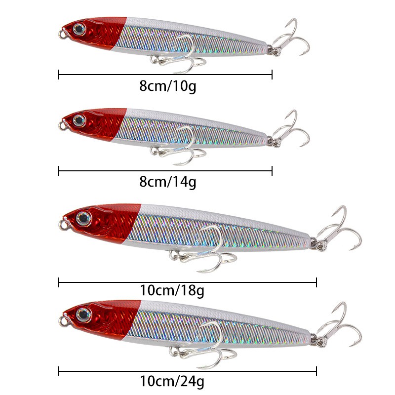 Alat Pancing Umpan Mancing Umpan Mancing relix nusantara 10/14/18/24g Kail Pancing Umpan Ikan Plastic Bait Umpan Pancing Heavy Sinking Minnow Alat Pancing Murah Umpan Pancing Buatan