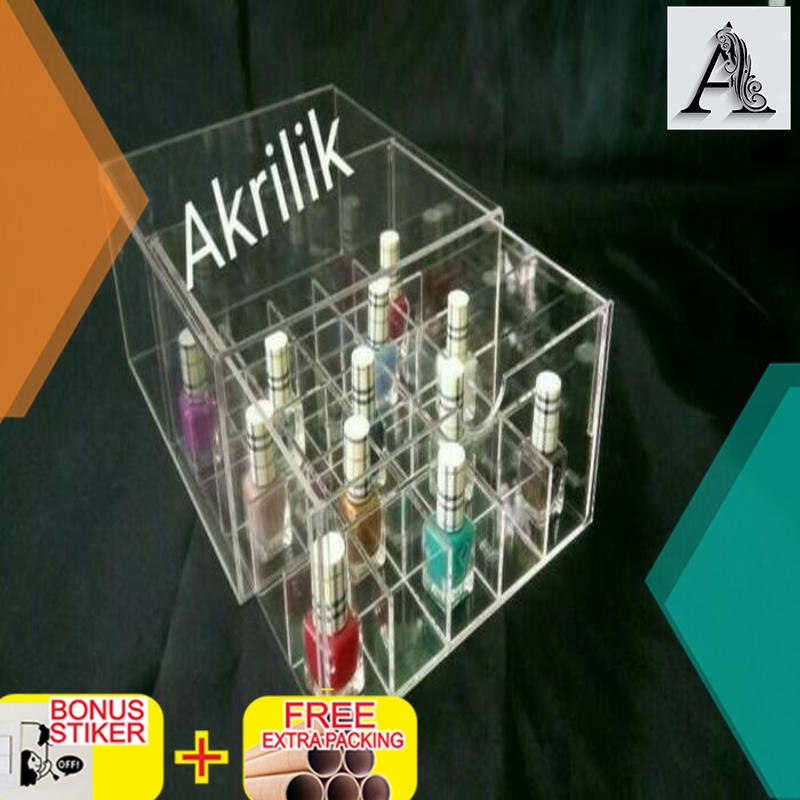 

Promo tempat kutex akrilikacrylic box kutex