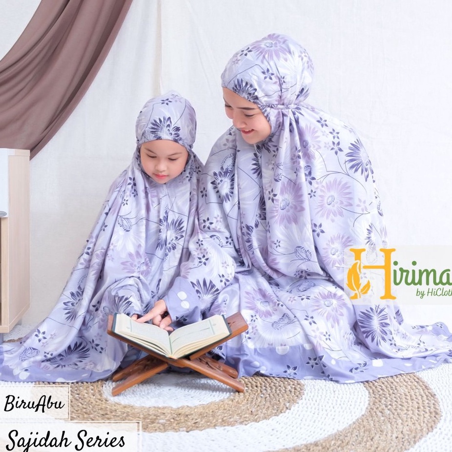 mukena couple ibu dan anak [jual terpisah] | dewasa jumbo adem rayon bali travel-4