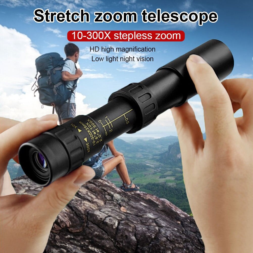 TEROPONG JARAKJAUH MONOCULAR ZOOM 10-300x40 | TELESCOPE JARAK JAUH SUPER ZOOM MONOCULAR