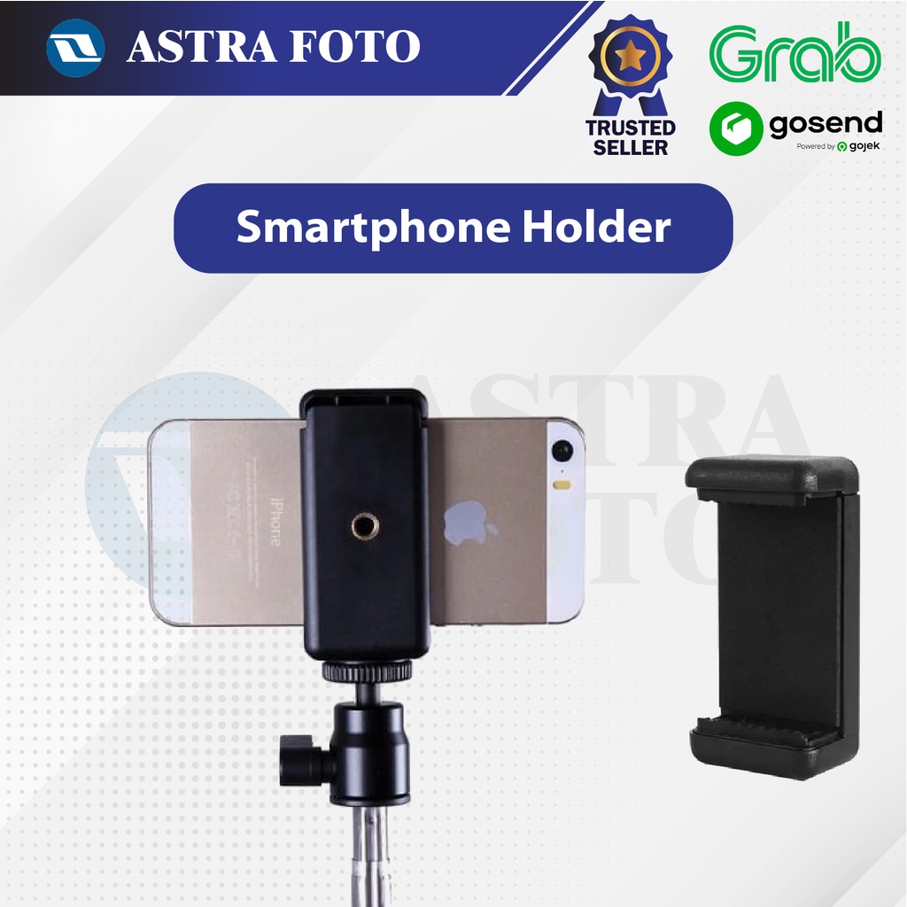 Holder HP Smartphone Untuk Tripod Tongsis Takara Excell Fotopro Attanta