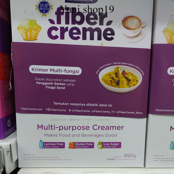 

elenka fiber creme box 450gr