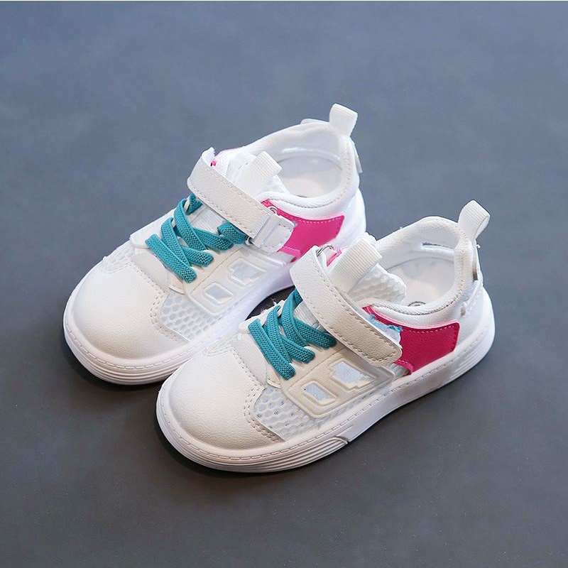 BJS1906 - BLUE/PINK - Sepatu Sneakers Fashion Anak Keren SEPATU ANAK SEKOLAH SNEAKERS TALI FASHION IMPORT TERMURAH TERLARIS TERBARU BAGSTORE JAKARTA JSK1906