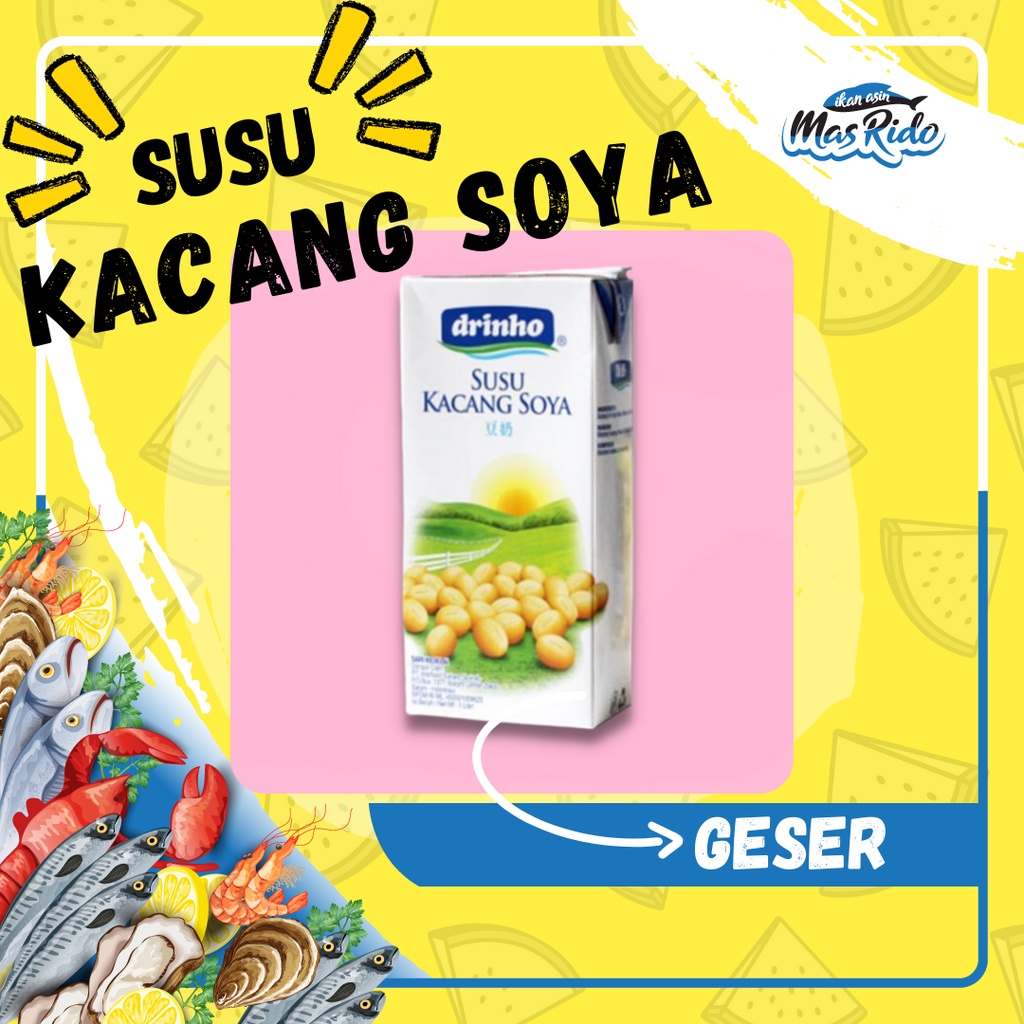 

Susu Kacang Kedelai Premium Sari Susu Kacang Import Drinho 1000 ml