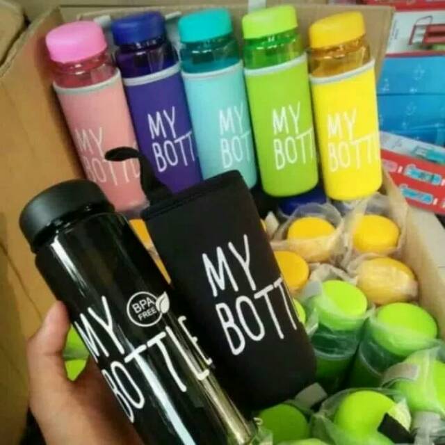 Botol Minum My Bottle ada sarung Busa