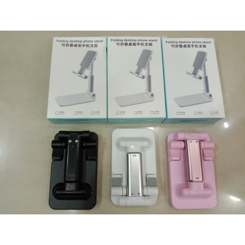 Stand HP Dudukan HP Holder Folding Desktop Stand Handphone