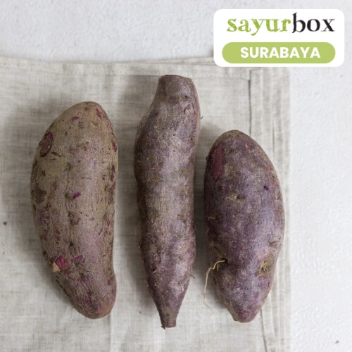 

Ubi Murasaki Ungu Conventional 500 gram (Sayurbox) - SURABAYA