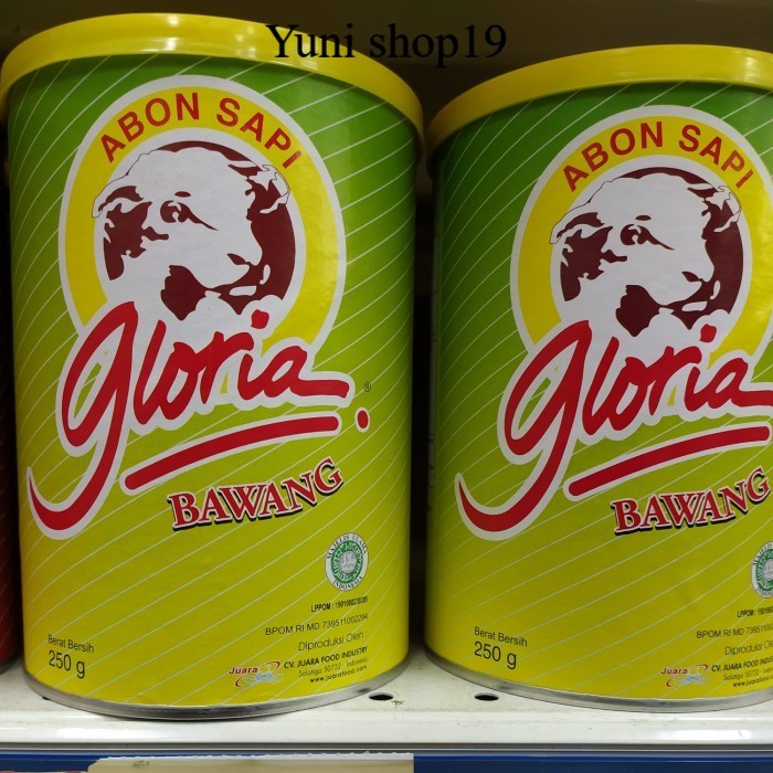 

gloria abon sapi bawang 250gr