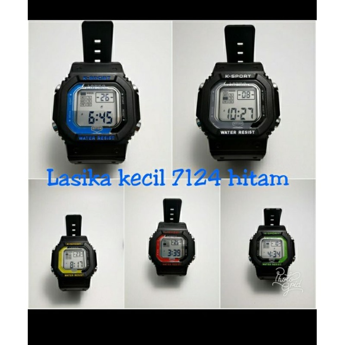jam tangan lasika 7124 original tahan air