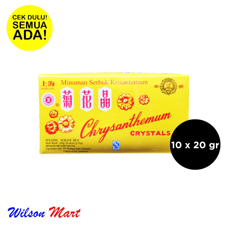 

SHEN LIFE CHRYSANTHEMUM 200 GR ISI 10 X 20 GR