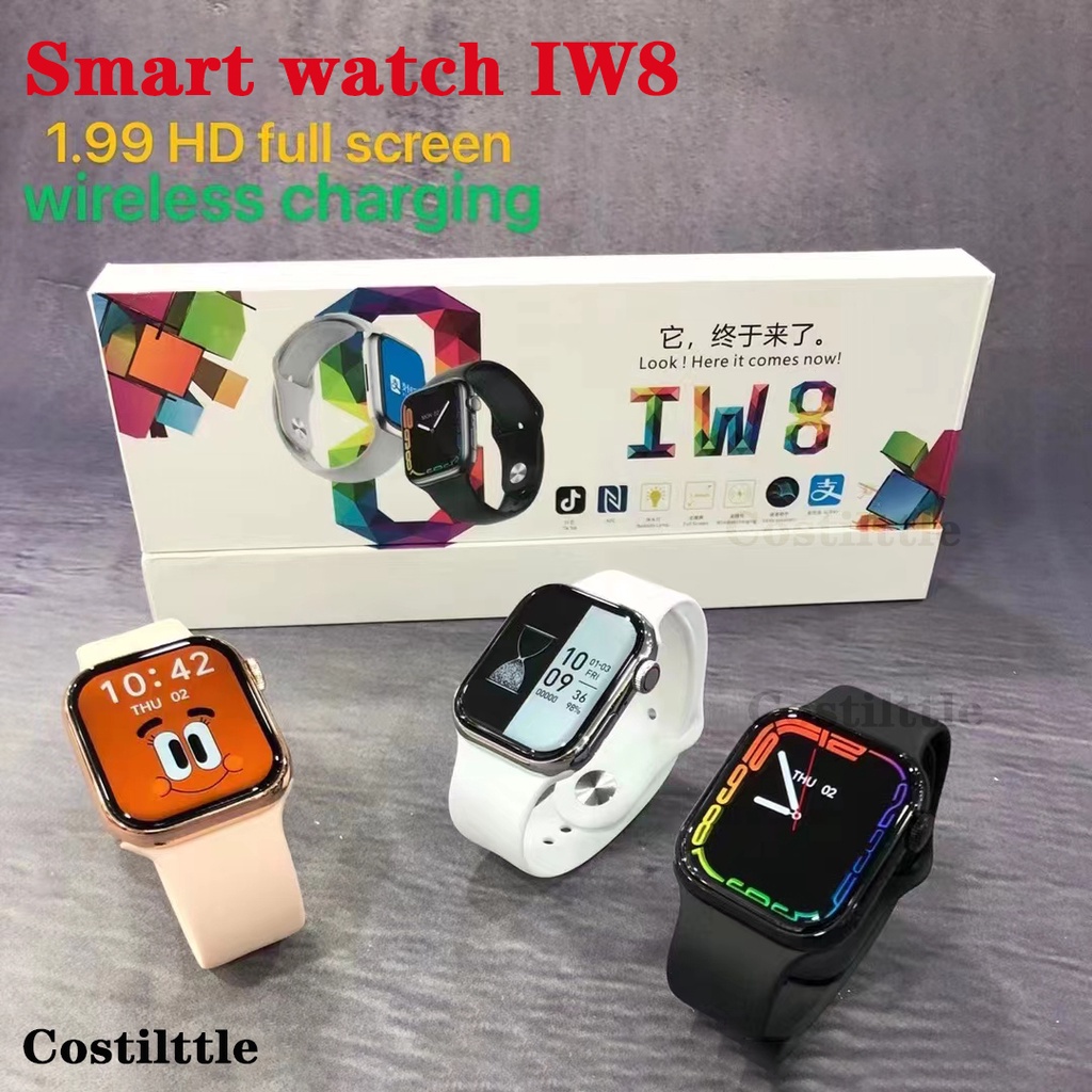 New Smart Watch ORI IWO Serise 8 PRO MAX IW8 Jam Tangan Wanita/Pria/Couple Original Bluetooth Call