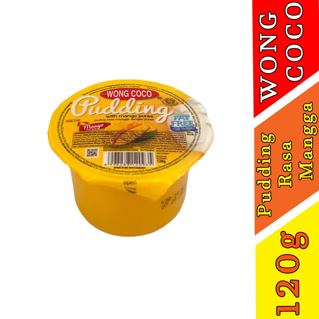 

Pudding - Wong Coco - Pudding Rasa Mangga dengan pure - 120g