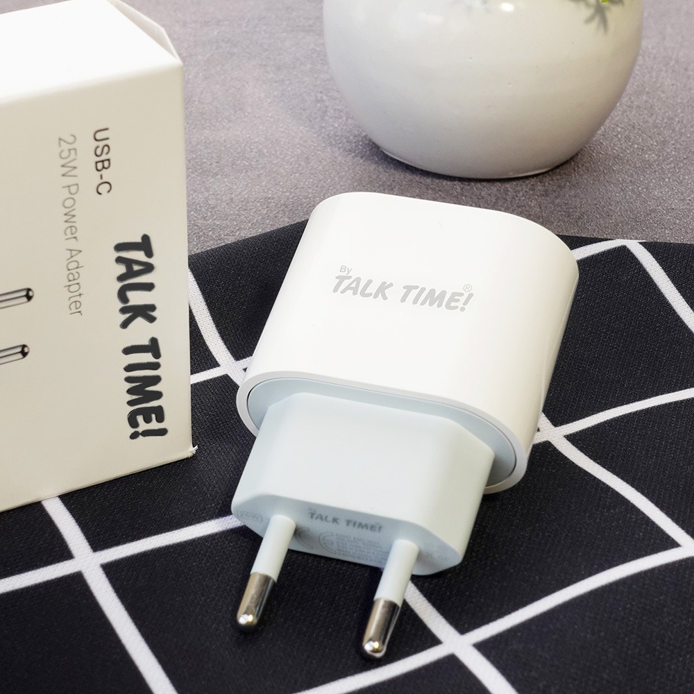 CHARGER FAST CHARGING 25 WATT LIGHTNING KEPALA CHARGER LIGHTNING ADAPTOR CHARGER BATOK CHARGER LIGHTNING HEAD TALKTIME 25W