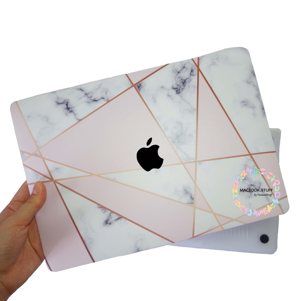 MACBOOK Case Casing Cover DRW GOLD LINING PINK EDITION  NEW AIR PRO RETINA 11 12 13 14 15 16 INCH NON /  WITH CD ROOM / TOUCHBAR / TOUCH ID / M1 2020 2021 2022