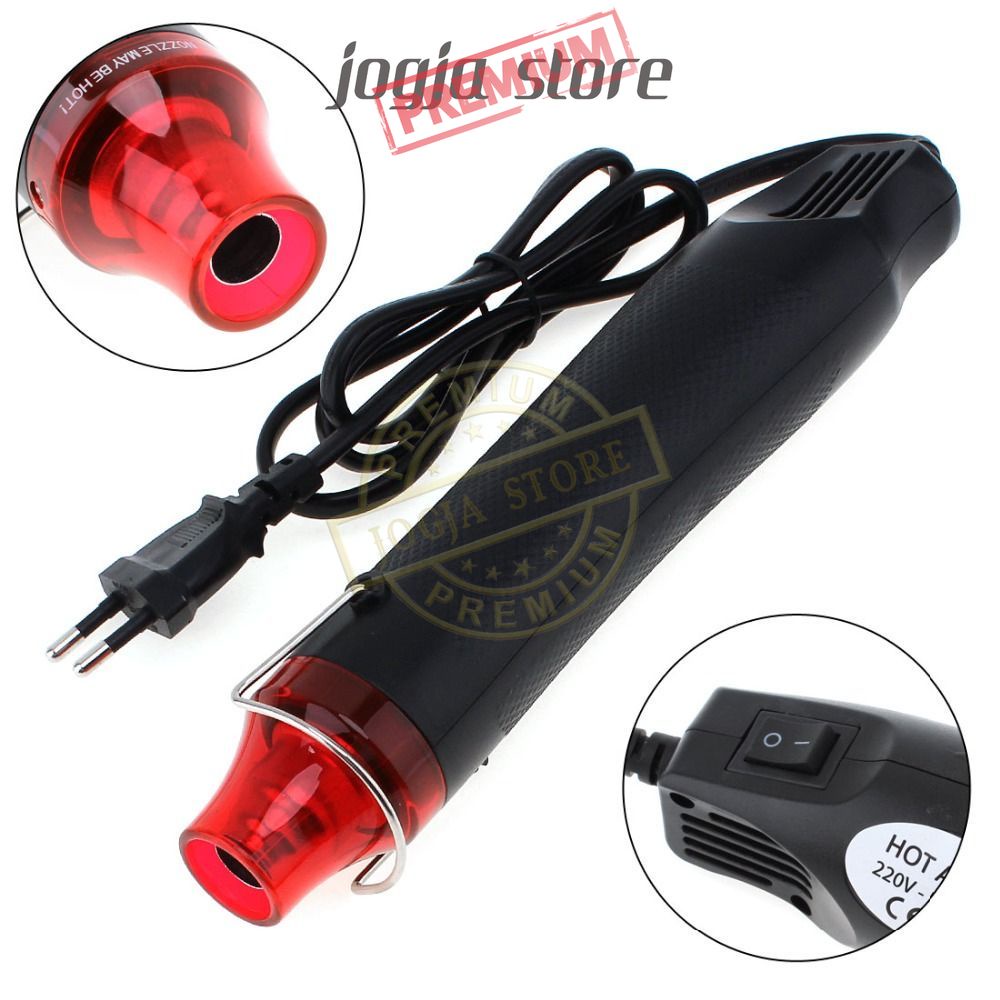 Taffware Mini Heat Gun Electric 220V 300W Hot Gun Blower Vinyl Solder with ON OFF
