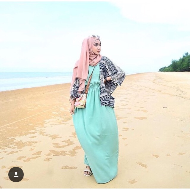 Preloved Dress Mint Green atau Dress Polos size M bytwin.ian