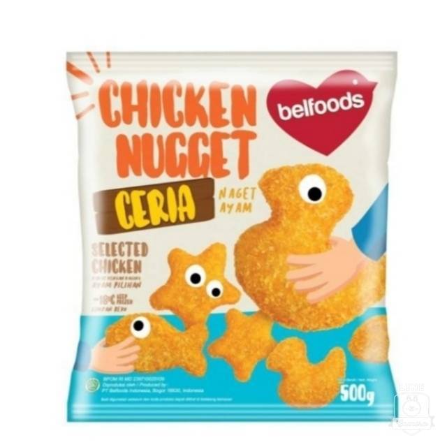 

BELFOODS 500 gr naget ayam CERIA - belf 10 (Favorite Chicken Nugget Ceria MURAH LARIS)