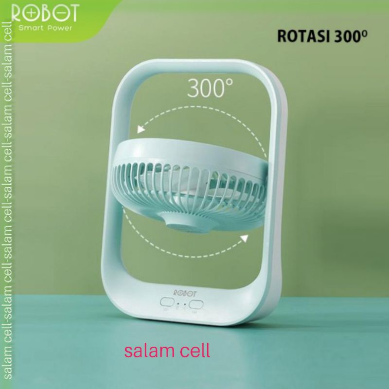 Kipas Portable ROBOT RT BF13 Baterai 4.000mAh Original Garansi Resmi