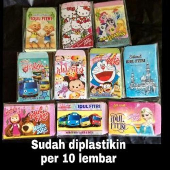 

Amplop Lebaran Aneka Karakter/Angpao Lebaran Idul Fitri OK