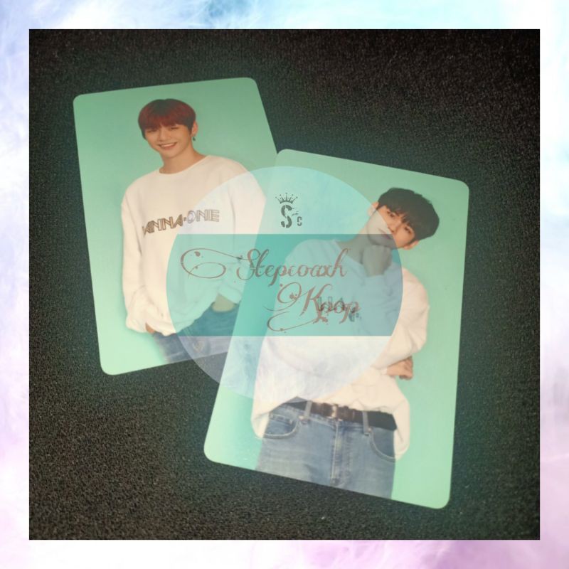 Wanna One Season Greeting Photocard Kang Daniel Ong Seongwu