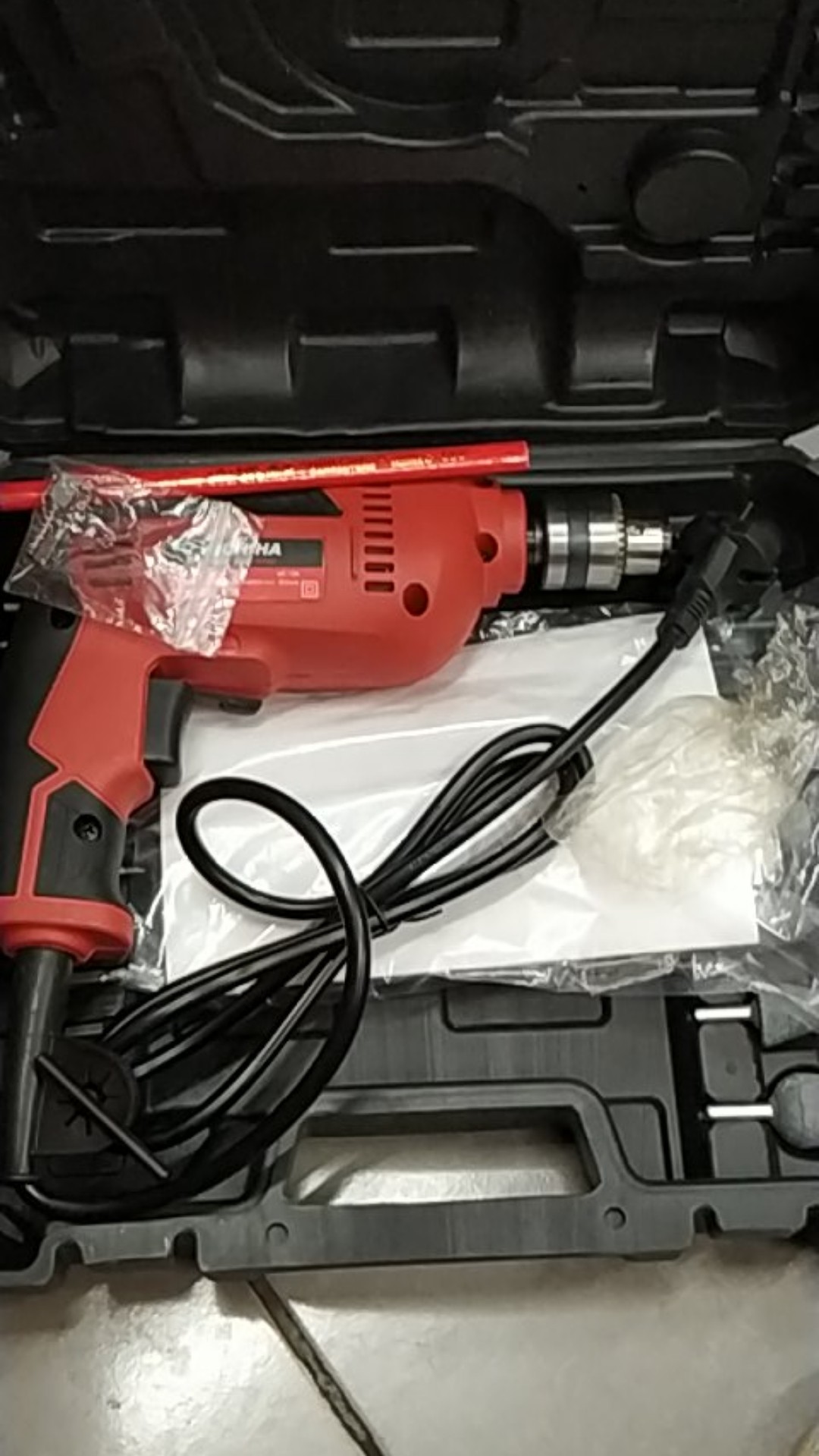 Mesin Bor 10mm Uchiha Heavy Duty Kerja Berat Drill Listrik Ori