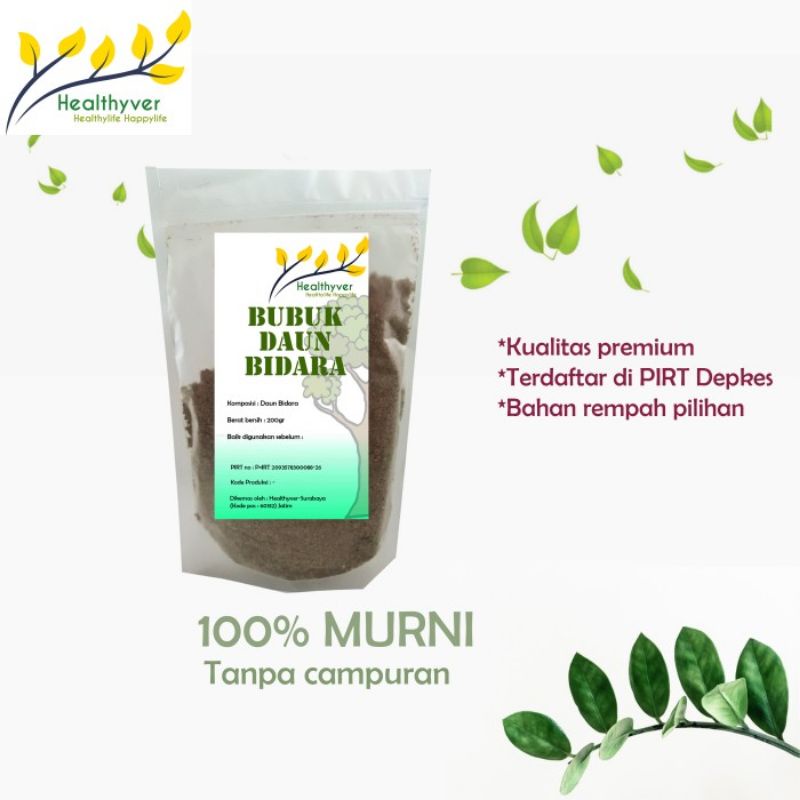 

Serbuk Daun Bidara 200 gr / Simplisia Bubuk Widara / Z. mauritiana