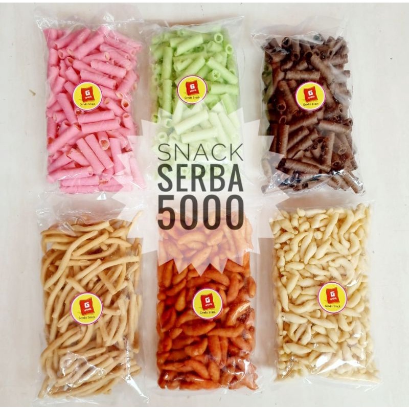 GSnack paket ekonomis - Astor - Kacang polong - koro - keripik pisang Camilan enak