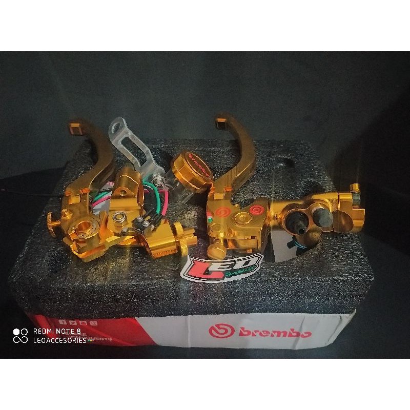 Master rem Brembo fu ninja beat Scoopy Vario FULL GOLD free tiang tabung master rem