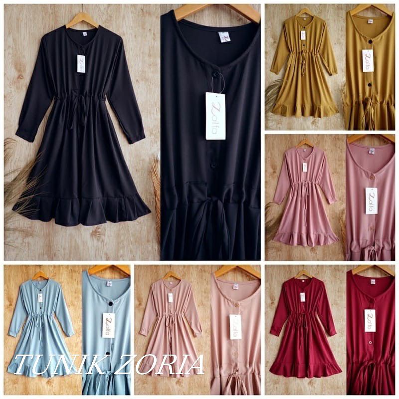 ZORA TUNIK REMPEL//OOTD KEKINIAN//