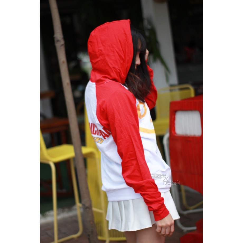 HOODIE OPPAI RED SAITAMA OPM ADIDASPOLY