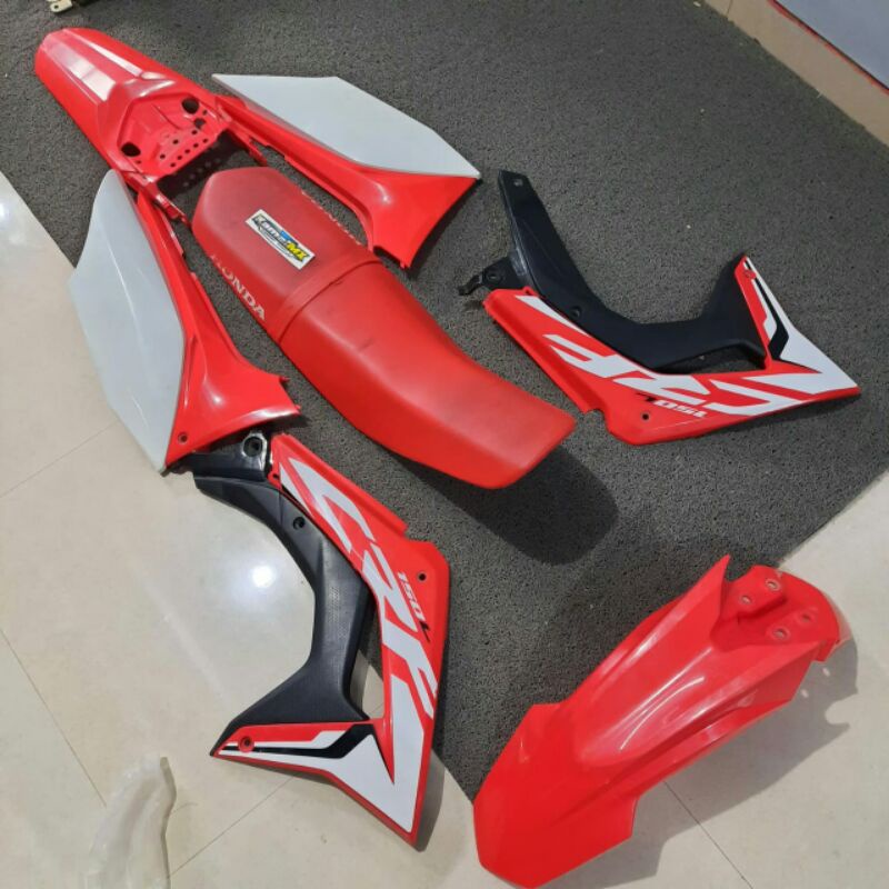 PAKET COVER BODY SET HONDA CRF150 CRF 150L ASLI ORIGINAL COPOTAN MOTOR NORMAL UTUH
