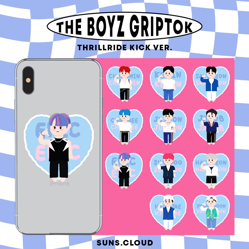 READY | THE BOYZ DEOBI MERCH GOODS GRIPTOK POPSOCKET THRILLING KICK VER