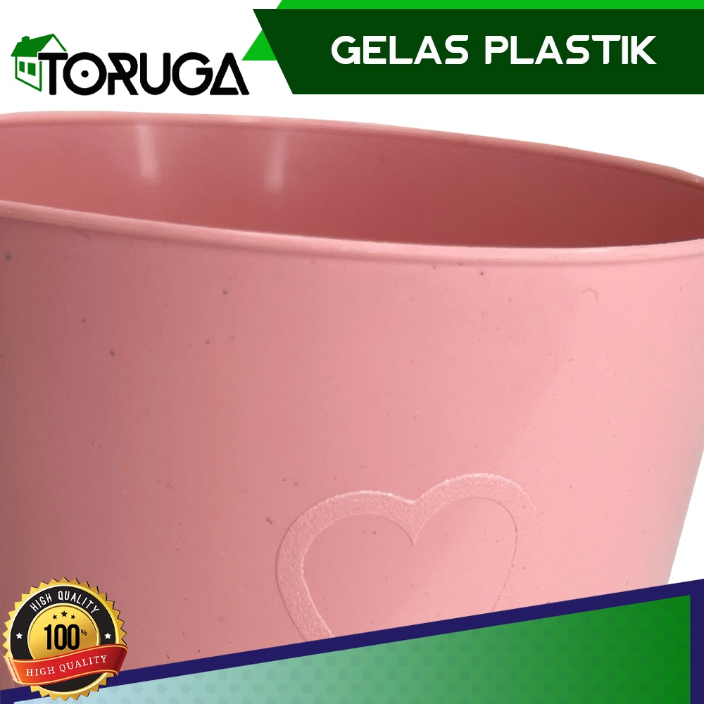 Gelas Cangkir Plastik Cup Gelas Susu Gelas Teh Warna Warni gelas plastik murah souvenir