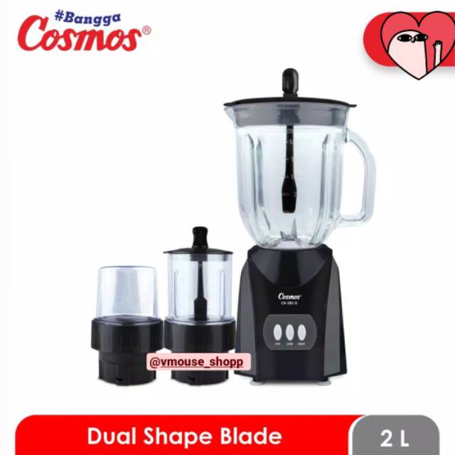 BLENDER COSMOS 282G - BLENDER COSMOS 3in1 - BLENDER COSMOS GELAS KACA - BLENDER COSMOS GELAS BELING 