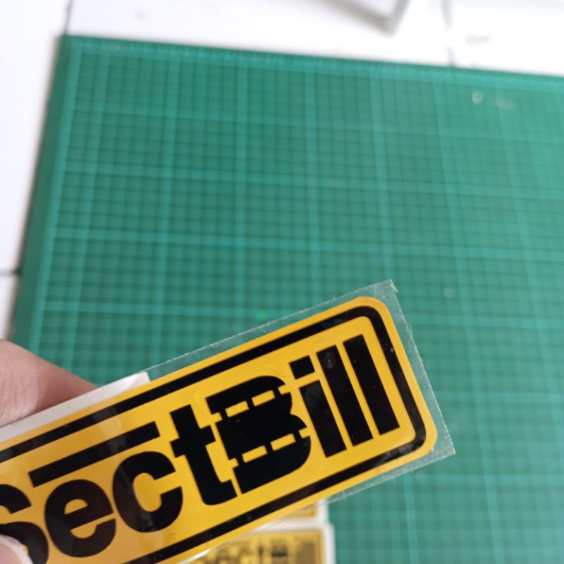 Sticker Cutting SectBill