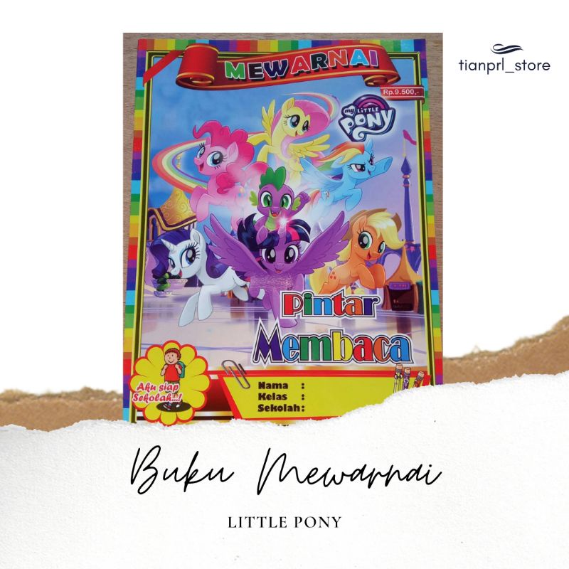 BUKU MEWARNAI MY LITTLE PONY